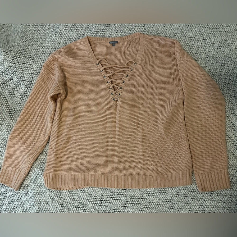 Lace up Sweater